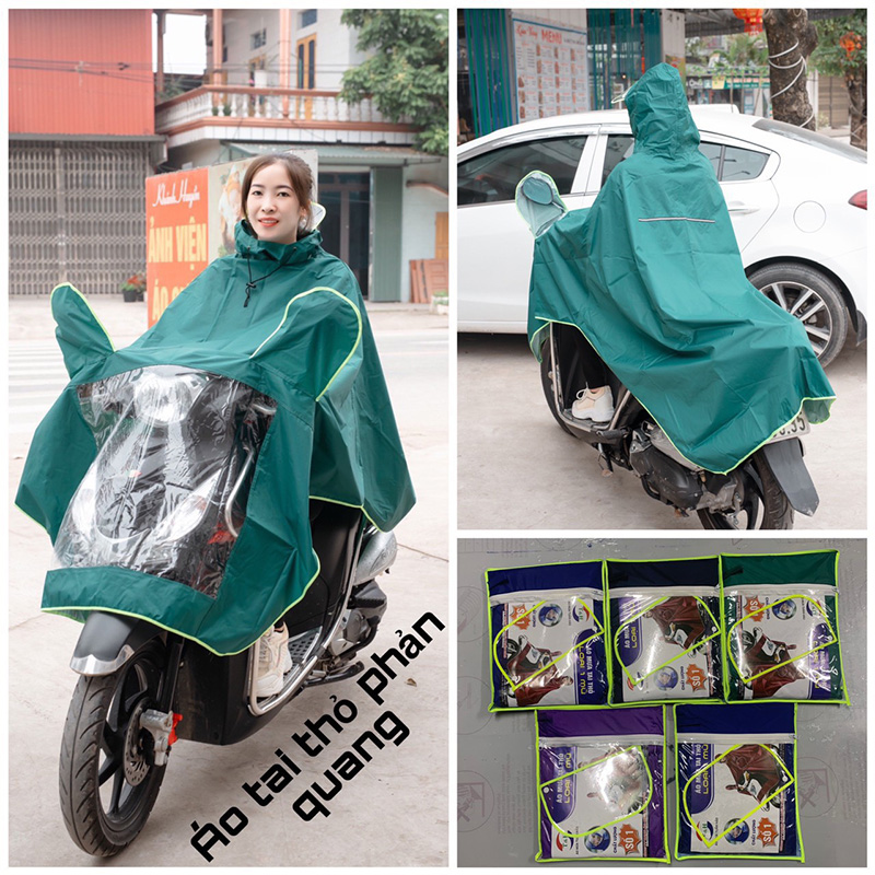 Áo tai thỏ phản quang
